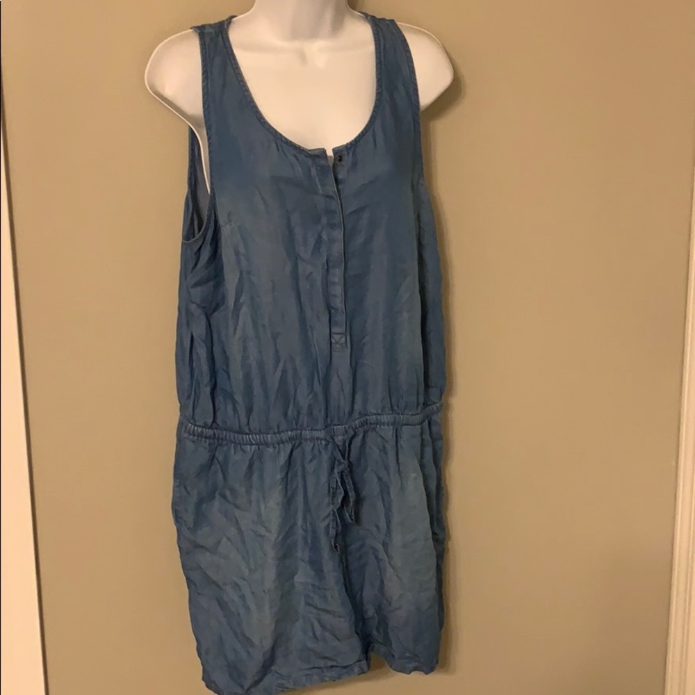 Blue jean romper